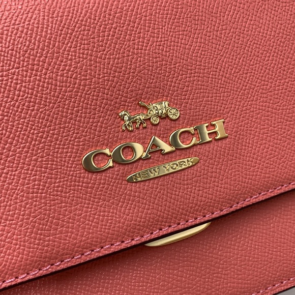 COACH Mini Brynn Crossbody COLOR:
Gold/Taffy - Picture 8 of 16